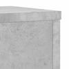 Plant Stand 2 pcs Concrete Grey 20 x 20 x 30 cm Engineered Wood
