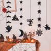 6pcs Halloween Hang Ornaments Scary Spider Witch Ghost Bat Pendant Ornament  for Halloween Decor Festival Party Bar Home Decor