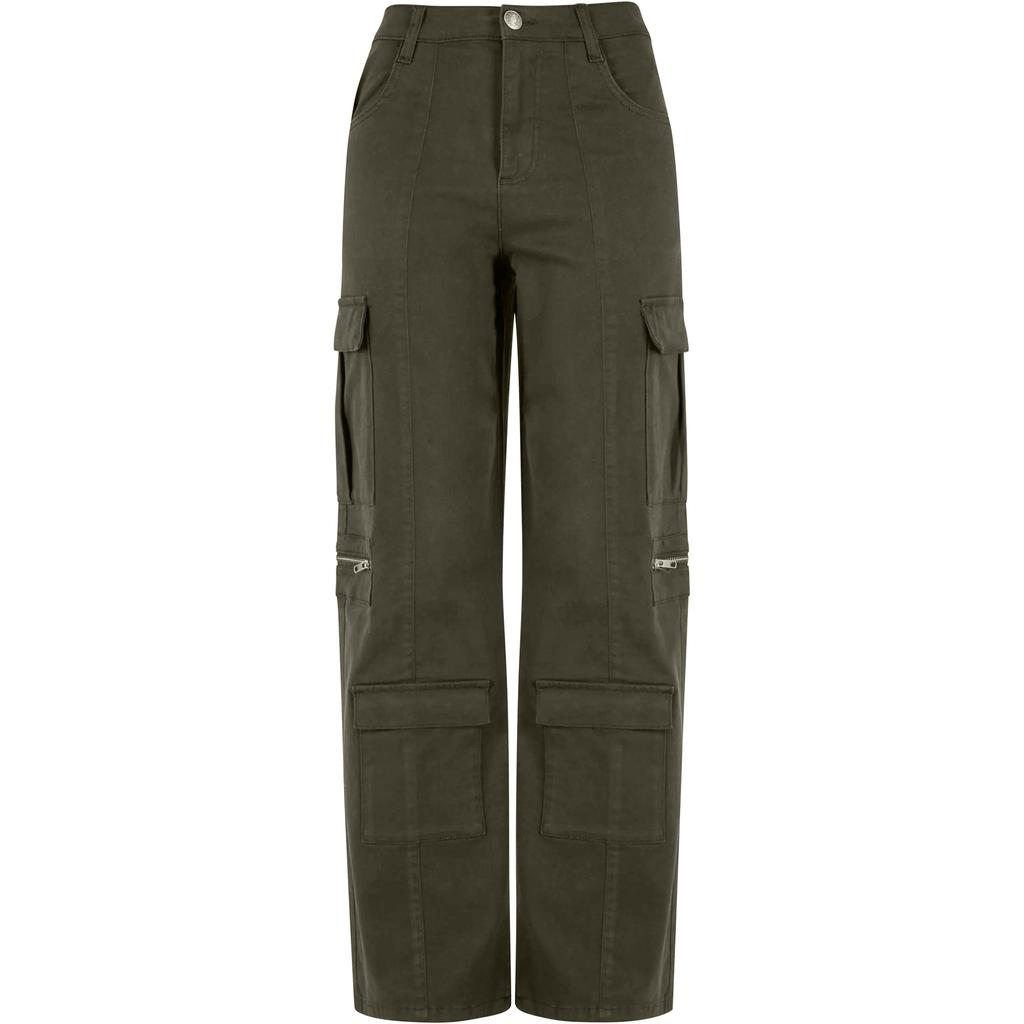 Urban Classics Womens/Ladies Utility Twill Stretch Loose Cargo Trousers