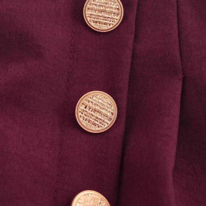 Kaslead New Arrival Women's Clothing Fashion Style Stylish Simple and Versatile Fastener Decoration Loose Pants