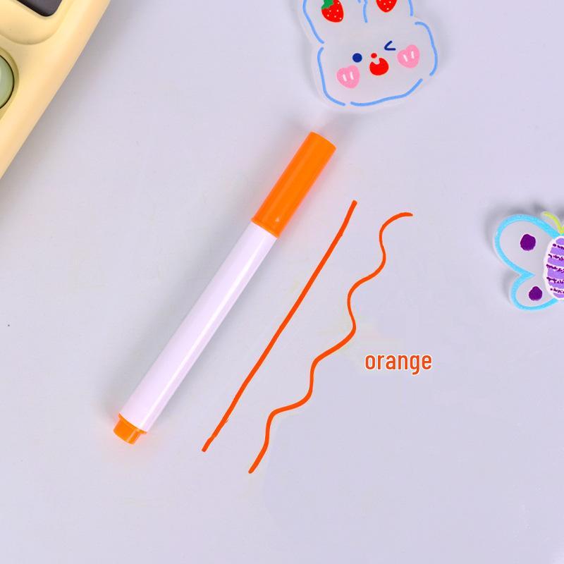 Мелки жидкие смываемые Dingdong - 12 флуоресцентных цветов для классных досок