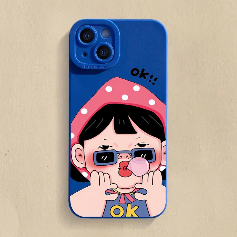 Funny Boy Cute Girl Couple Phone Case For Redmi Note 13 12 11 Pro Plus 5G 12S 11S 11 10S 10 9S 9 Redmi 12C 13C Soft Cover