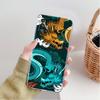 Прозрачный чехол для Samsung Galaxy A52 A12 A51 A32 A21s A71 A32 A22 50 A70 A31 A72 5G чехол для телефона модный китайский винтажный дракон