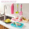 Foldable Design Dish Drying Rack Plastic Material Kitchen Drainer Plate Organizer  Plate Storage