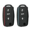 3 Buttons Silicone Car Key Cover Case For VW Golf 4 5 6 7 Bora Jetta POLO MK4 MK6 Bora Passat B5 B6 Superb Tiguan Beetle