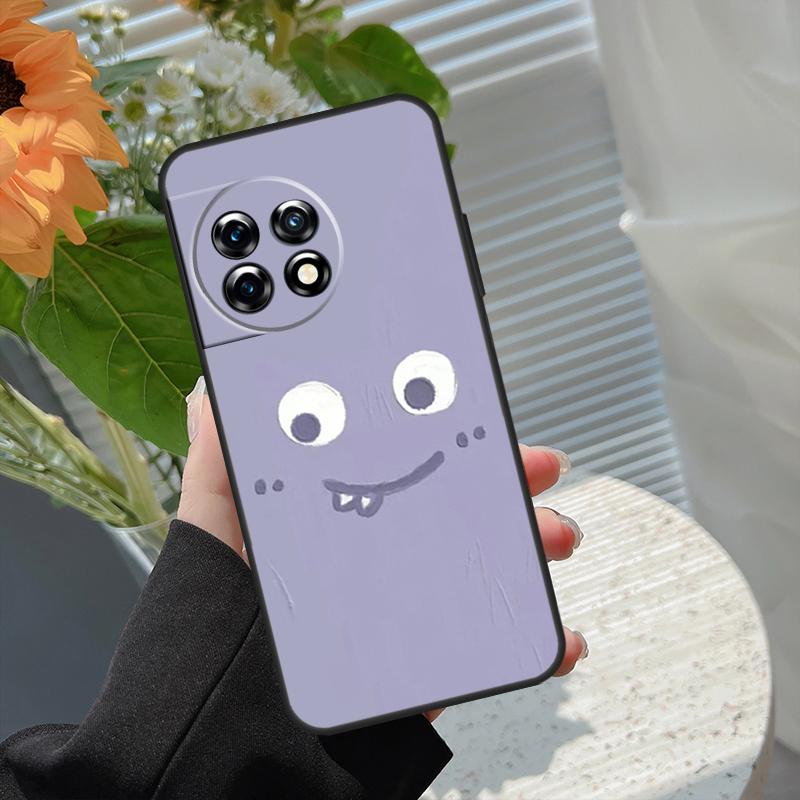 Забавный чехол с выражением лица для OnePlus Nord 5 CE 2 3 4 Lite N20 N30 OnePlus 13T 13R 15 13 12 11 10 10T 8T 15R