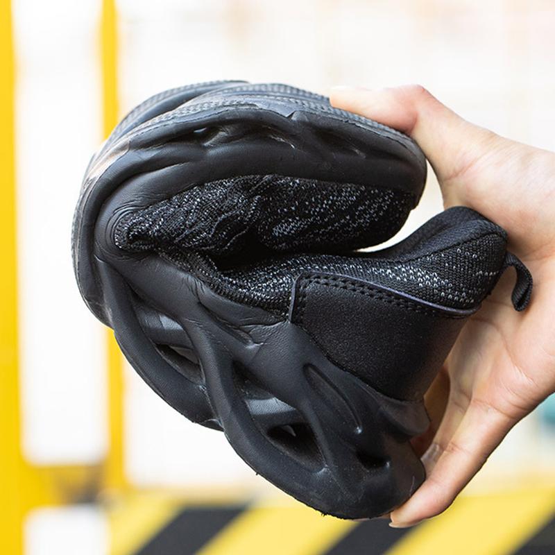 Рабочие кроссовки с сеткой, рабочие защитные ботинки со стальным носком, удобные мужские ботинки, защитная обувь с защитой от проколов, мужская обувь