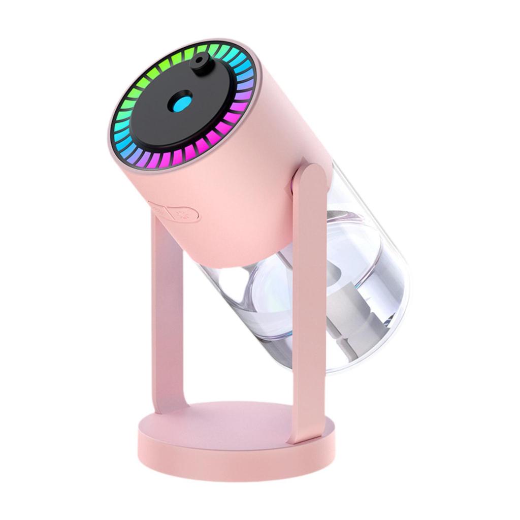 Портативный увлажнитель воздуха 280 мл, небольшой увлажнитель с цветным ночным светом для спальни, домашнего декора, подарка на день рождения