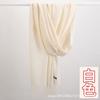 Solid Color Cashmere Bristle Scarf Women's Autumn and Winter Warm Versatile Gift Shawl Factory