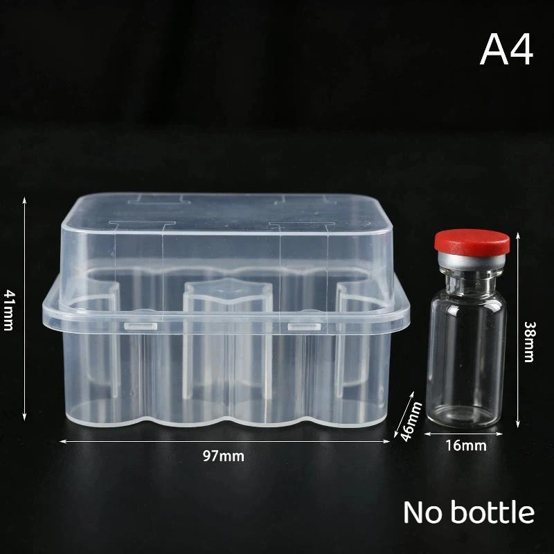 Ampoule Serum Display Holder 1Pcs Plastic BA3 Organizer Fit 3ml 2/4/6/10 Vials for Vanity Countertop Storage