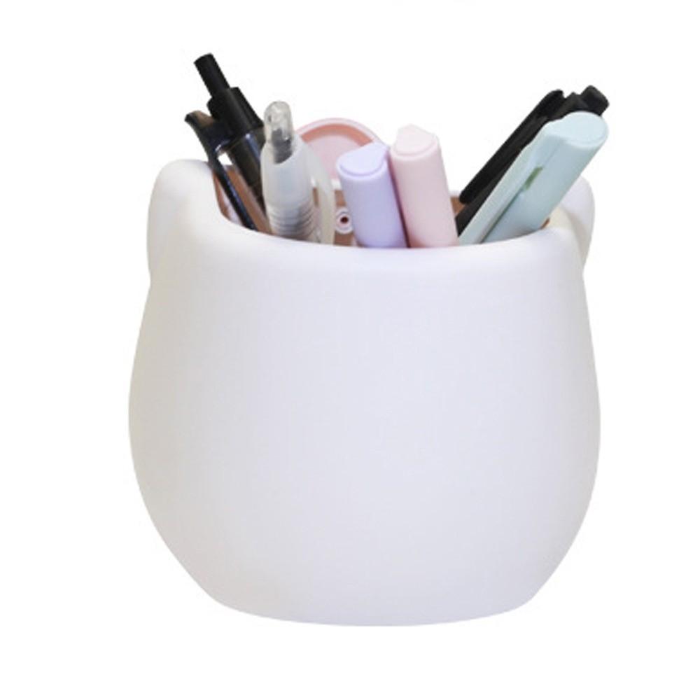 Pencil Holder for Kids with Cute Cartoon Model Large Capacity for Ornaments in Study Room