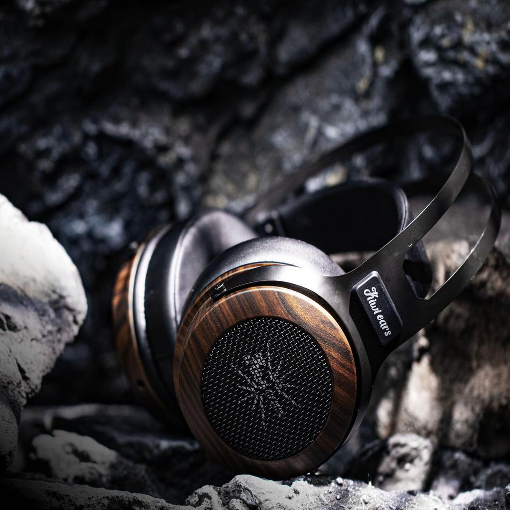 Linsoul Динамические Hi-Fi проводные наушники Kiwi Ears Altruva с 50-мм динамиком, глубокие, удобные, регулируемые и легкие, высококлассные открытые накладные наушники