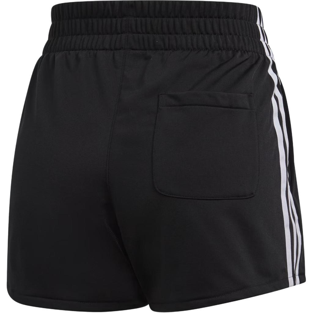 adidas Оригинальные шорты Hot Girl Series 3 полоски Маленький логотип Женские шорты Черные FM2610