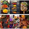 5D DIY Diamond Painting Spices Full Round Drill Seasoning Diamond Embroidery Scenery Cross Stitch Mosaic Home Decor Gift