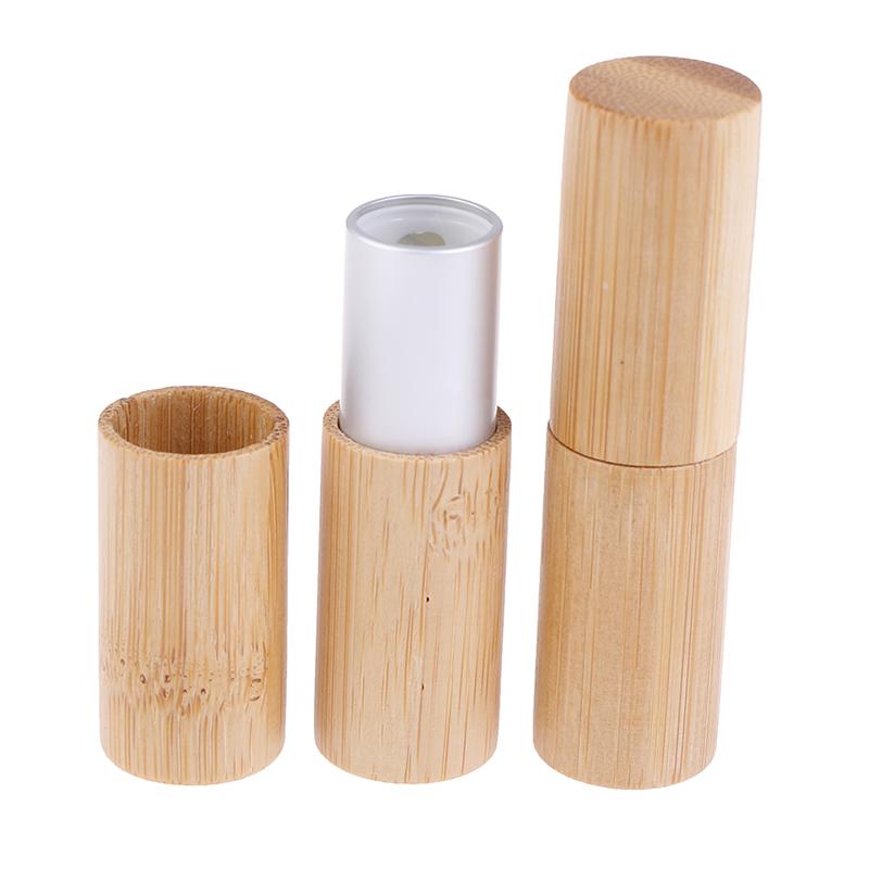 4G Bamboo Lipstick Tube Top Grade Lip Balm Sub Package Diy Empty Lip Container