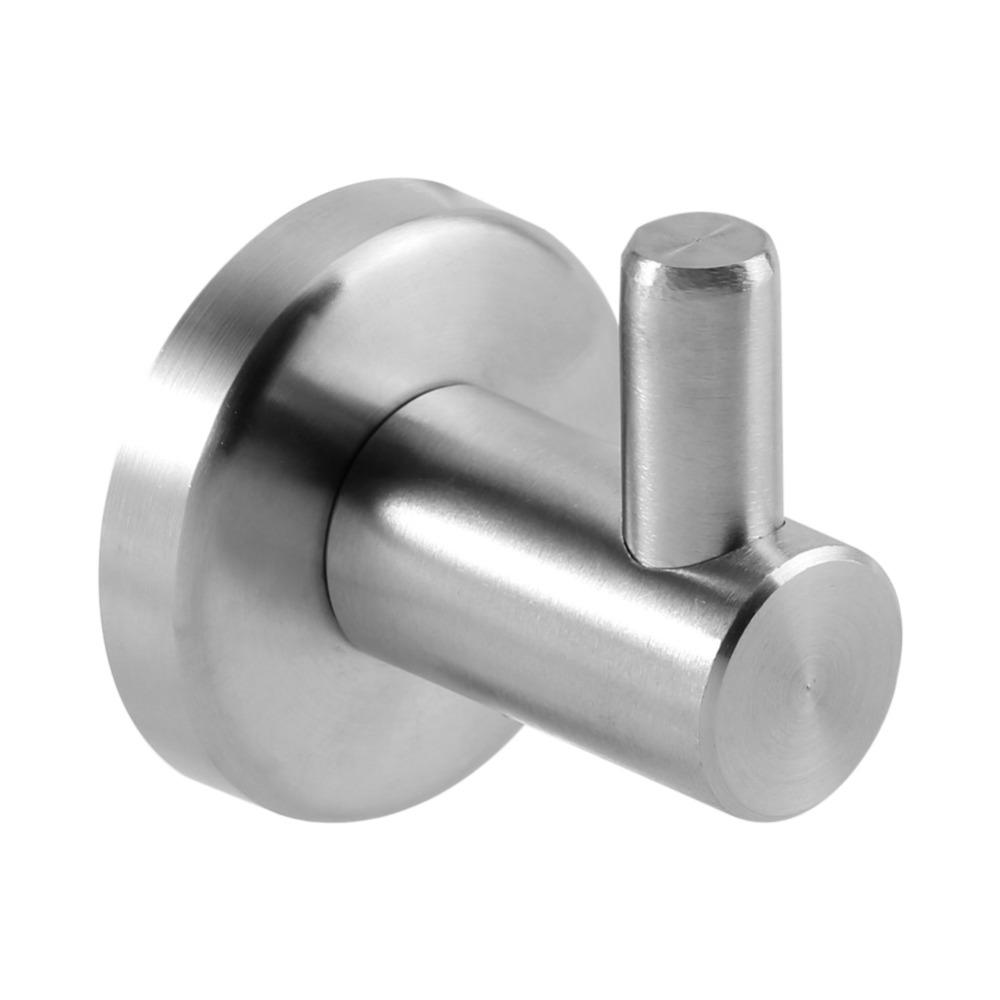 304 Stainless Steel Clothes Hook Wall Mounted Robe Hook Towel Hook  Bathroom Kitchen Entryway