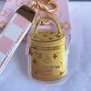 Шарм-подвеска в виде сумки-ведра из чистого золота 999 пробы - Подарок на Циси для лучшей подруги, жены, девушки - Желаю, чтобы ваши мечты сбылись