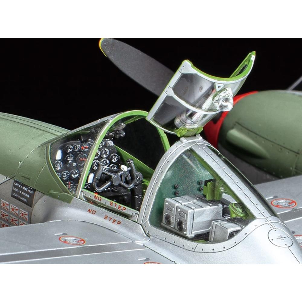 Tamiya 148 Masterpiece Series No.123 US Army Lockheed P-38J Lightning Пластиковая модель 61123 Цвет литья