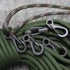10x Mini SF Karabiner Alpinizm Ryukzaki Bahorli Qisqichlar EDC Kalit Uzuk Shisha Ilmoqlari