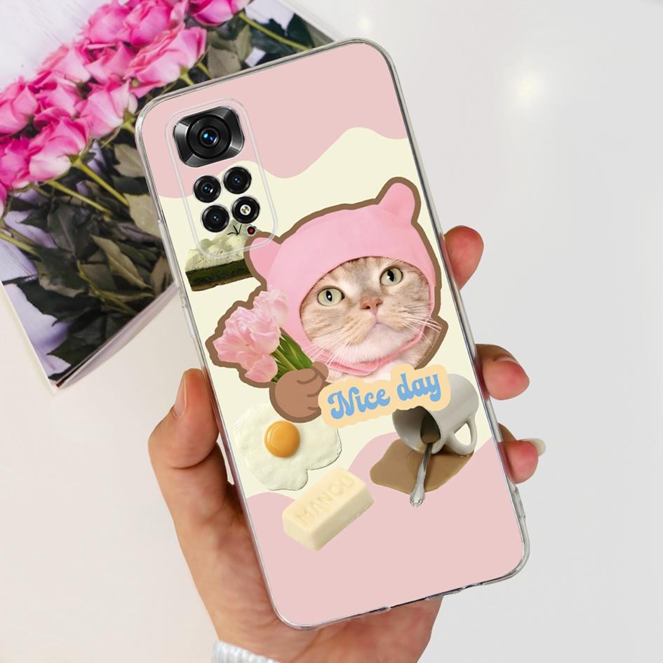 For Xiaomi Redmi Note 11 Case Note 11s Cover Popular Butterfly Dragon Soft Silicone Clear Case For Redmi Note 11S 5G Note11 Capa