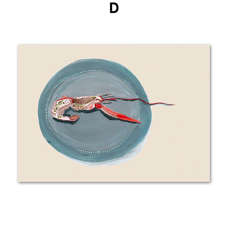 Синяя полосатая девочка Книжная ваза Настенное искусство Холст Живопись Абстрактные постеры и принты Настенные картины для отеля, бара, для декора гостиной