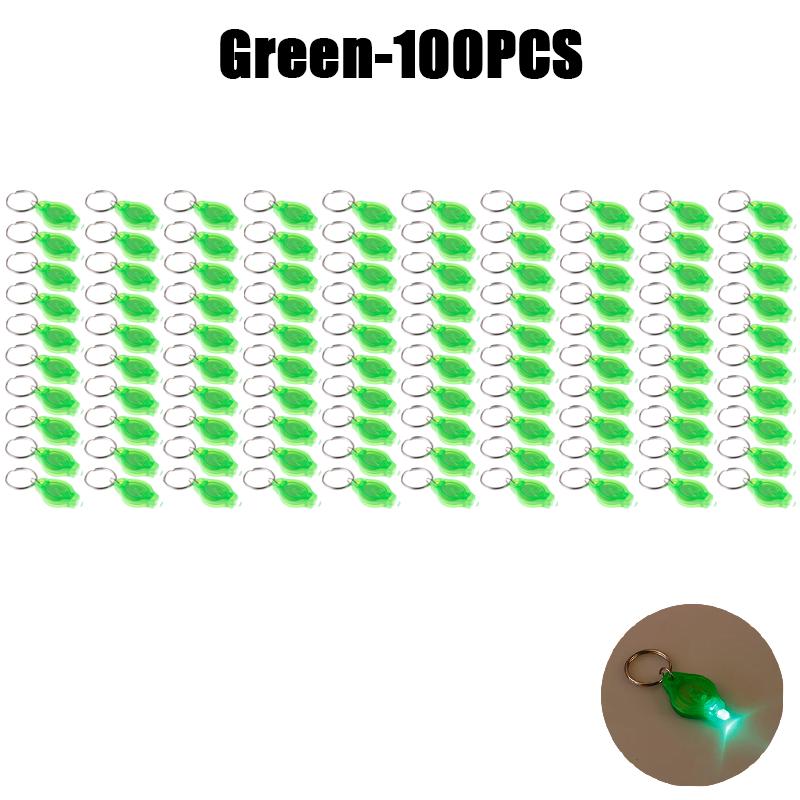 100 шт. мини светодиодный брелок фонарь УФ-фонарик УФ-свет карманный аварийный фонарь мини-фонарик черный свет брелок фонарики