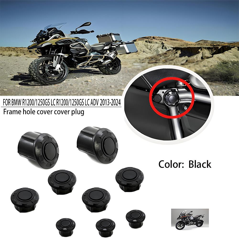 Motorcycle Frame Hole Cover Caps Plug Decorative Frame Cap Set For BMW R1250GS R1200GS R 1250 GS R 1200 GS LC ADV Adventure