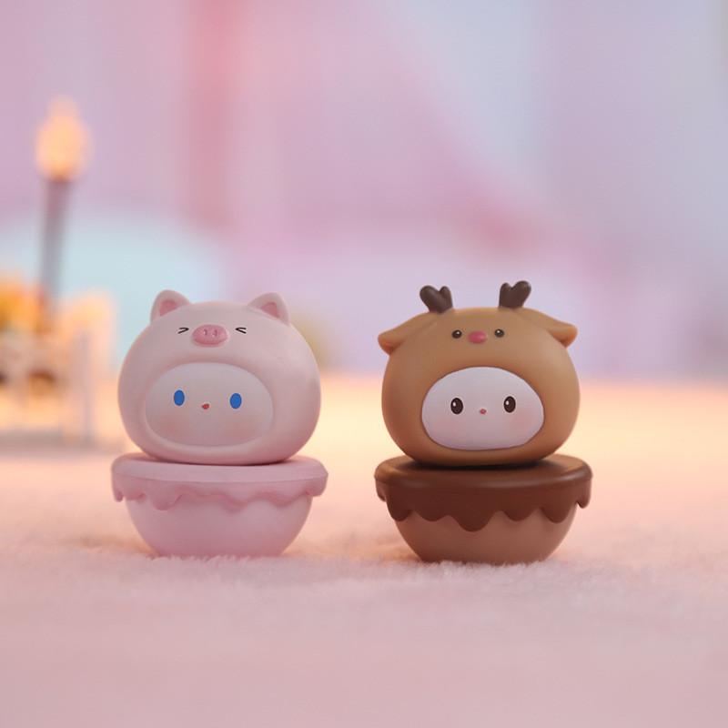 Tumbler Toy Decompression Bear Dog Pig Penguin Cat Deer Doll Decoration Gift