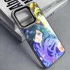 Аниме Z-Zenshu Чехол для телефона для iPhone 17,16,15,14,13,12,11 Plus,Pro Max,Цветной серебряный чехол для телефона