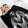 Obviously you're not a Golfer - Ink Throw Blanket Flannel Hairy Tourist Thermal Blankets