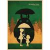Vintage Retro Paper Anime Poster - Tonari No Totoro Miyazaki - Wall Decor - Vintage Home Decor - Kids Room Decoration