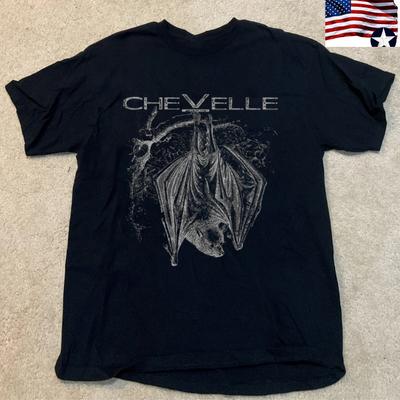 Футболка с логотипом группы Chevelle Подарок для фаната Хлопок Размеры от S до 5XL Унисекс