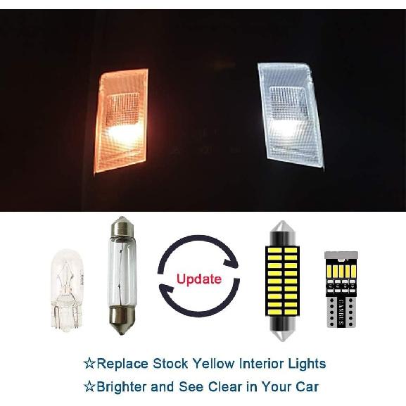 AWALITED 15 Interior LED Lights Kit for 2002 2003 2004 2005 2006 2007 2008 2009 Chevy Trailblazer All Models Super Bright LED Map Dome Light Reading