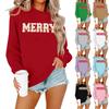 Sweaters For Women  R-neck Striped Cute Color Block Fall Winter Knitted Pullover Tops