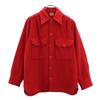 BRENT 40s Vintage Triangle Gusset Long Sleeve Shirt 15.5 Red Women Used