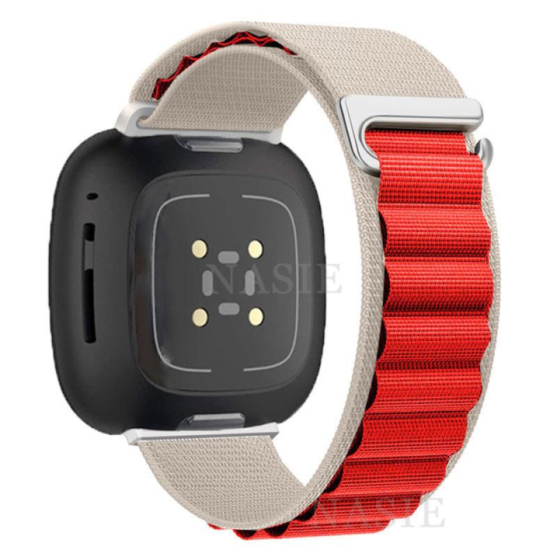 Нейлоновый ремешок для часов Fitbit Versa, браслет Fitbit Versa 2/Versa 3/Versa 4, браслет Alpine Loop Correa для Fitbit Sense 2