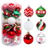 30 Pcs Christmas Balls Ornaments 2.4 Inch Small Shatterproof Plastic Balls Christmas Tree Hanging Decoration for Holiday Wreath Party Tree Decor