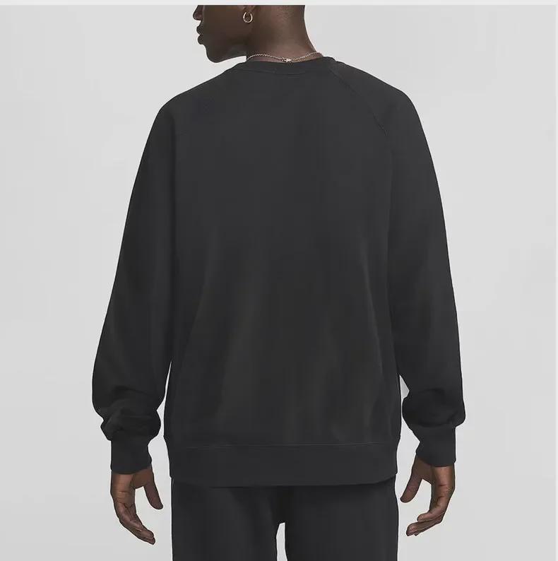 Мужская свободная повседневная толстовка-пуловер с длинным рукавом - осенне-зимняя круглая горловина, студенческий и парный стиль