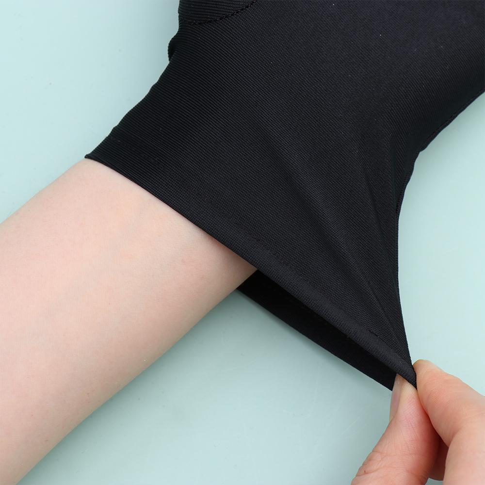 Плотнооблегающие тонкие короткие перчатки без пальцев для защиты от солнца, спорта, вождения, езды на велосипеде, летние митенки