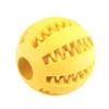 Pet Dog Interactive Toy 7cm Dogs Natural Rubber Ball Leaking Ball Tooth Clean Balls for Dog Cat Chew Toys Accesorios Para Perro