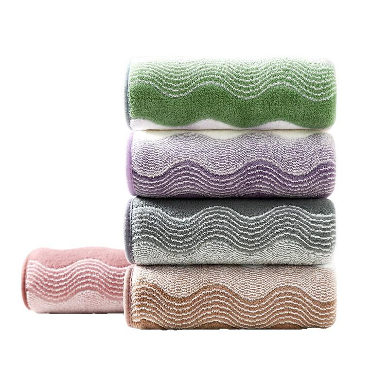 7A Antibacterial Coral Fleece Towel - Thick, Soft, Absorbent, Lint-Free, Quick-Drying for Home, Bath, and Face Use.