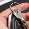 4pcs Metal Key Chain Pendant Hard Side Pushing Rings Creative Titanium Alloy Key Ring  Outdoor Tools
