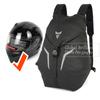 Motorcycle Backpack Motorbike Helmet Bag Waterproof Motorcycle Riding Backpack Travel Luggage Laptop Black Bag Reflective