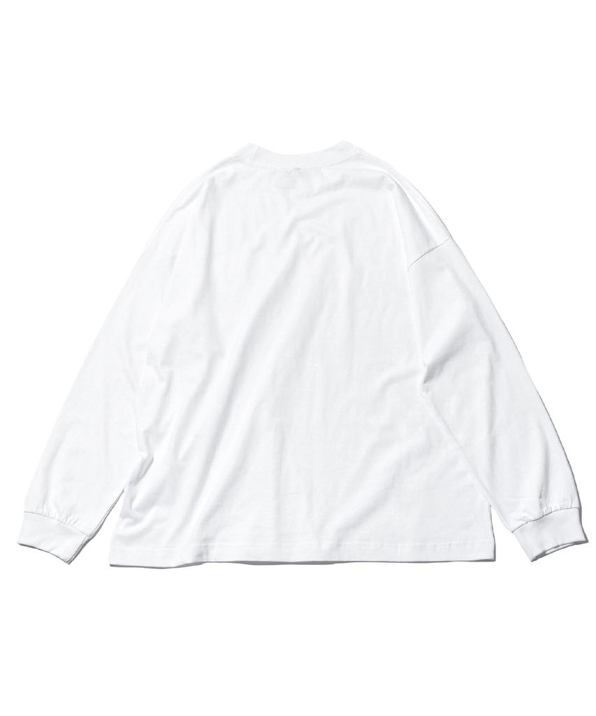 LUE PROJECT Pocket Long Sleeve T-Shirt - White