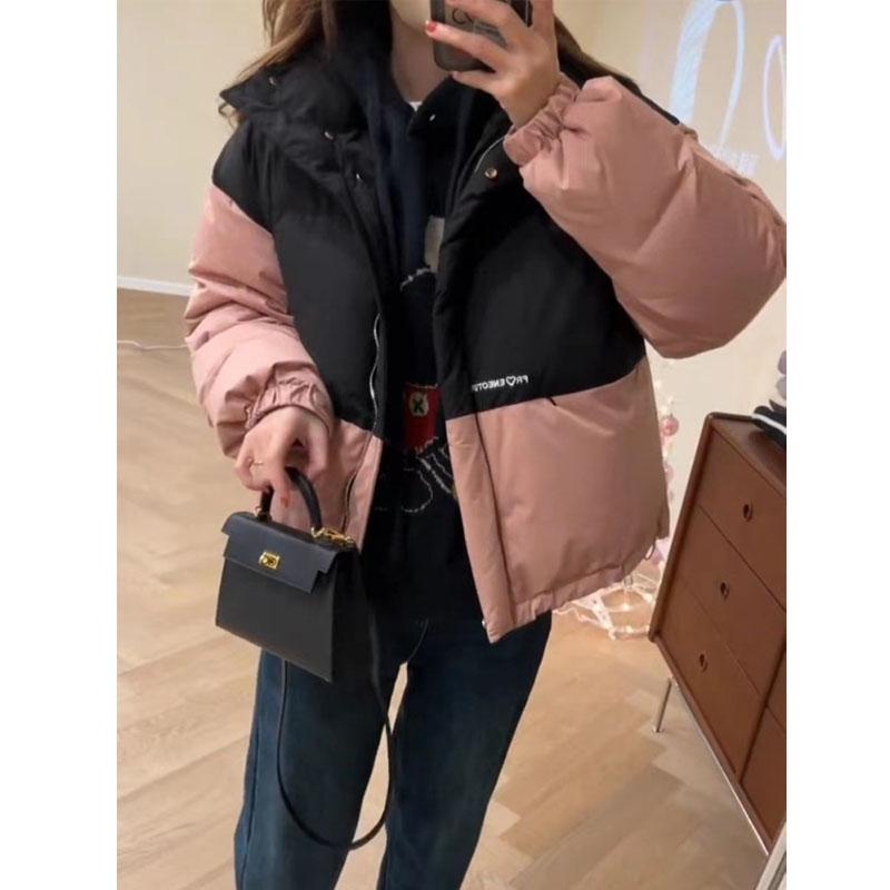 Women's Winter Oversize Loose Short Jacket Overcoat Thick Down Cotton Padded Coat Female Plus Size Casual Puffer Parkas Women