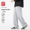 MINISO Men's Autumn/Winter Fleece-Lined Straight-Leg Casual Pants