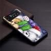 Happy Christmas Cute Bear Gift Phone Case For Samsung Galaxy Z Flip3 Flip4 Flip5 Flip6 Flip7 For Z Flip 7 6 5 4 3 5G Hard Foldin