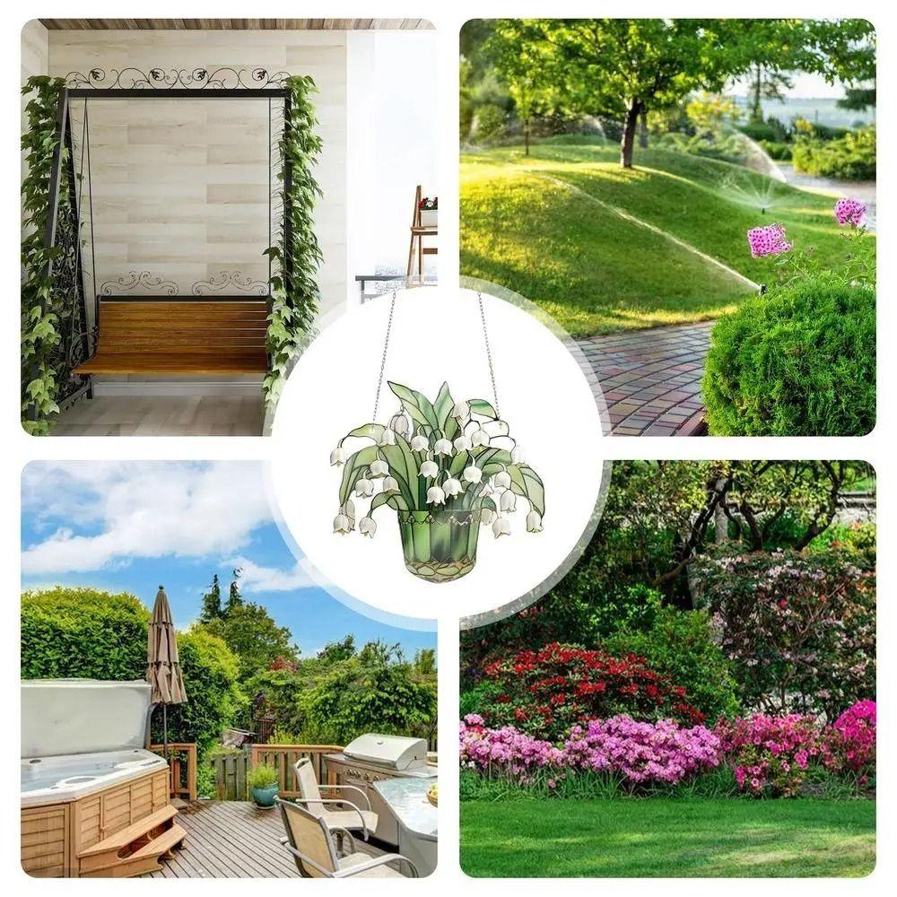 Eye-Catching Flower of Valley Window Catcher Elegant Sun Light Catcher Bedroom