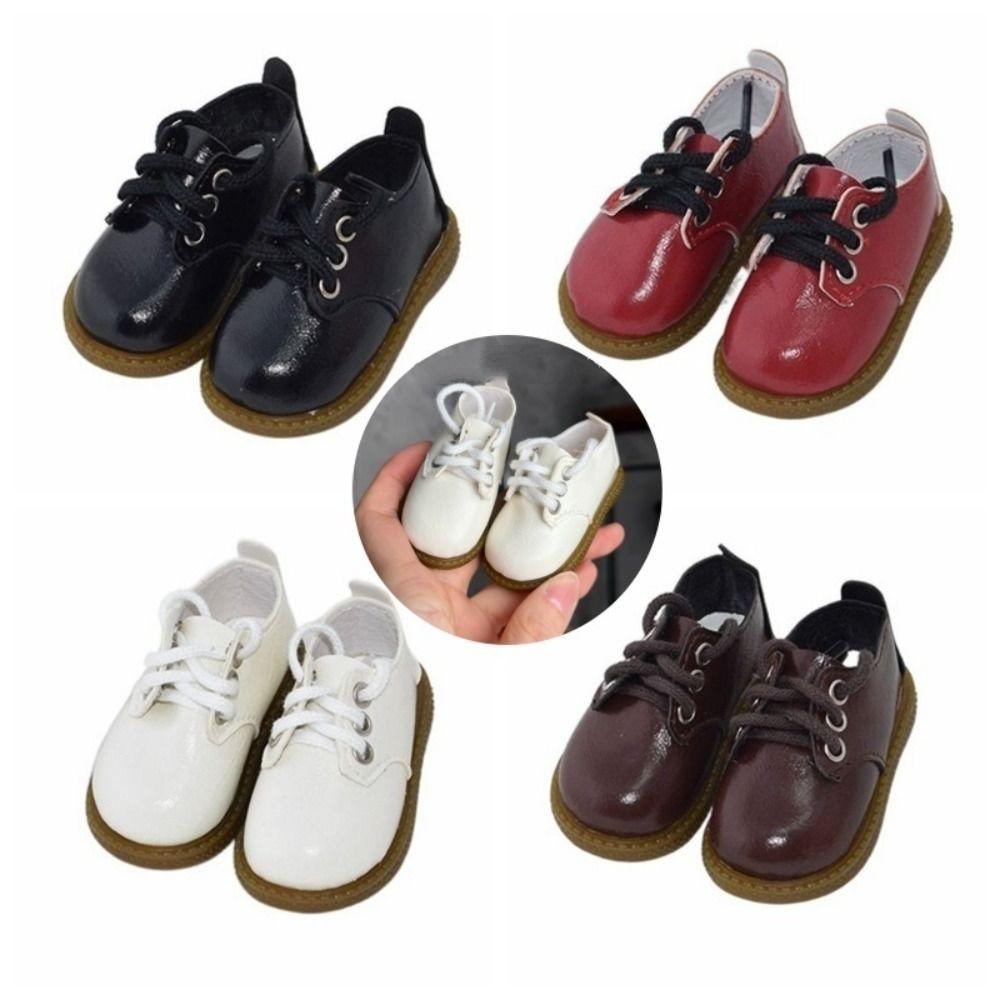 Black Brown 1/4 BJD Shoes Casual Wearing Doll Boots Doll Leather Shoes Doll Accessories