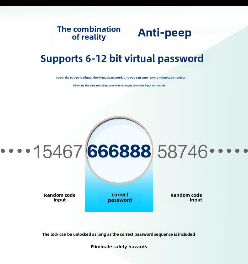 Умный замок для стеклянной двери без удара: Дистанционно управляемый замок со сканером отпечатков пальцев для одно- и двухдверных дверей